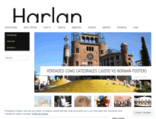 Tablet Screenshot of harlanmagazine.com